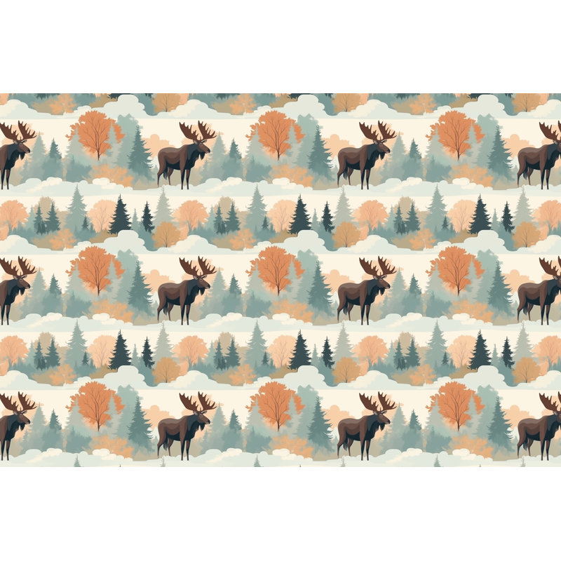 Literie Moose Forest, Édredon simple
