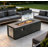 70 inch Rectangle Concrete Large Fire Pit Table-252157054