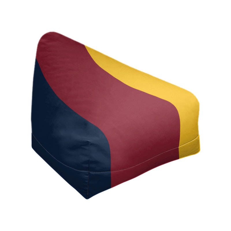 Fauteuil à billes Washington, Midnight Blue/Flatirons Red/Basketballhine Yellow, 27 po x 27 po x 30 po