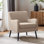 Fauteuil d'appoint rembourré Edyce