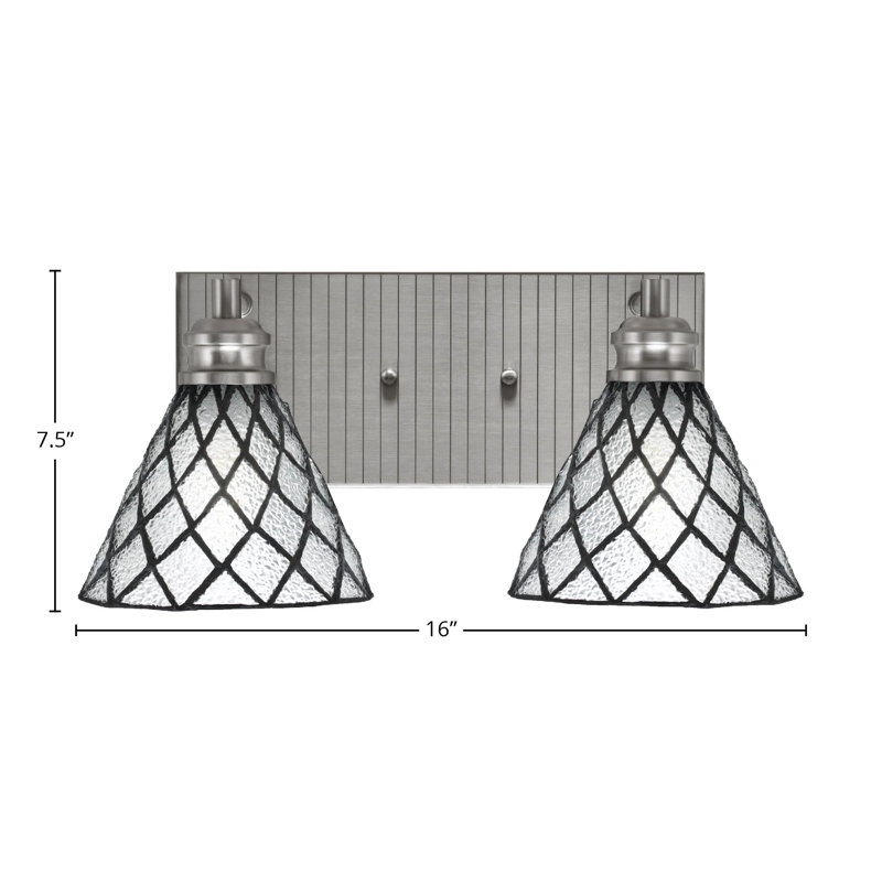 Jaredd 2 - Light Vanity Light, Brushed Nickel