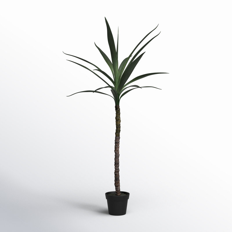 Faux Tree in Pot, 44" H x 10" W x 10" D