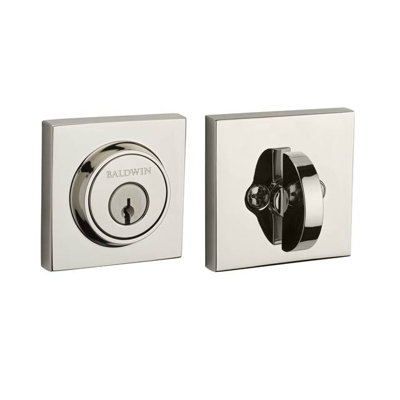 Contemporary Single Cylinder Deadbolt with Smartkey