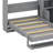 Dual Twin Size Murphy Bed, Twin Wall Beds With Cabinets And Shelves-1091884679