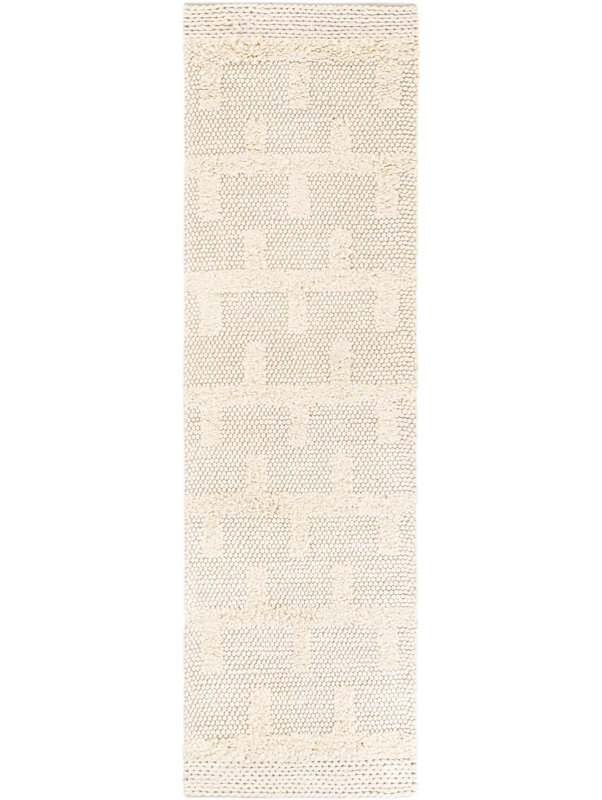  Ira Lana New Zealand Wool Rug, Runner 2'7" x 10'