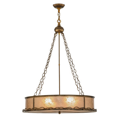 4 - Light Drum Chandelier