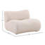 Oasis Polyester Boucle Fabric Occasional Chair, Sand