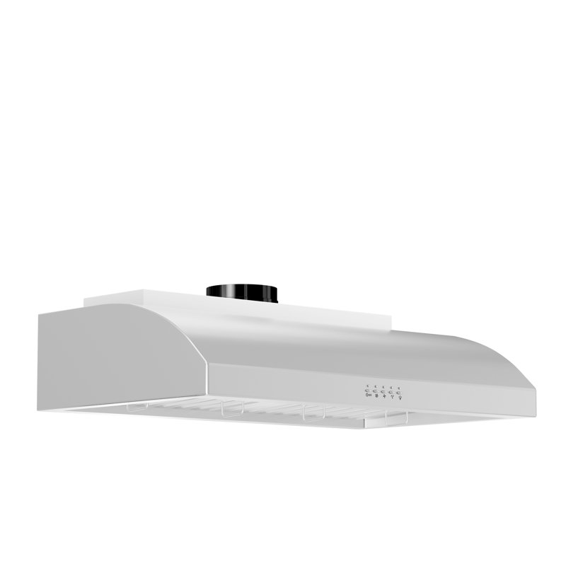 30" 600 CFM Ducted Under Cabinet Range Hood in Brushed 430 Stainless Steel