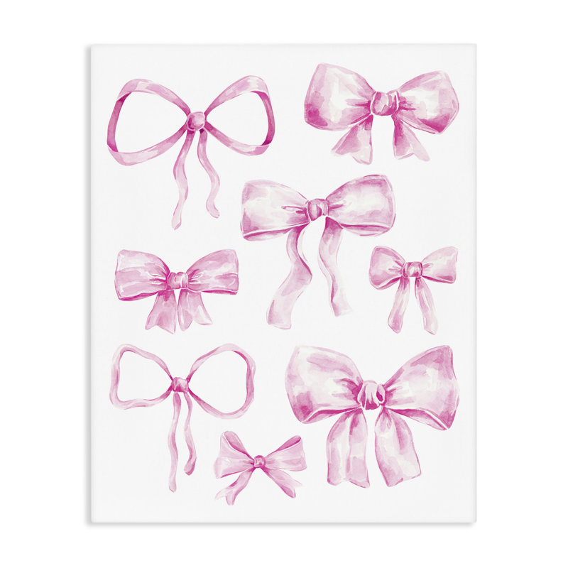 Collection Coquette Bow, toile par Bethany Sandoval, H 48 po x l 36 po