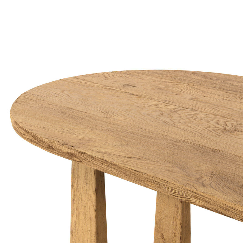 AYLA Oval Solid Oak Dining Table