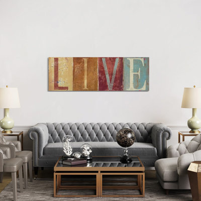 Live by Patricia Pinto - Panoramic Print on Canvas