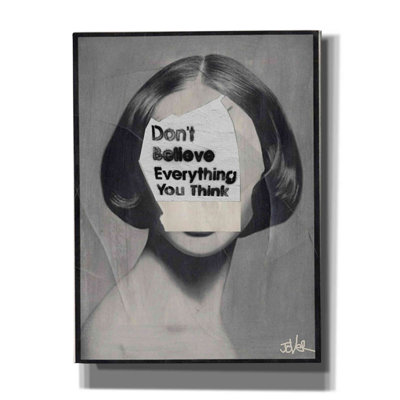 «Think» par Loui Jover, toile, art mural
