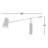 Eros Steel LED Swing Arm Sconce