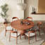 Ensemble de salle à manger rond en bois massif Ikerne pour 2/4/6/8 personnes - 39"/43"/47"/53"/59"-570843491-747973592-747973495