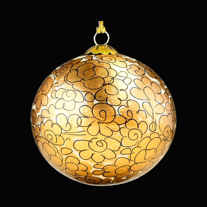 7.62cm Handmade Paper Plants & Flowers Bauble