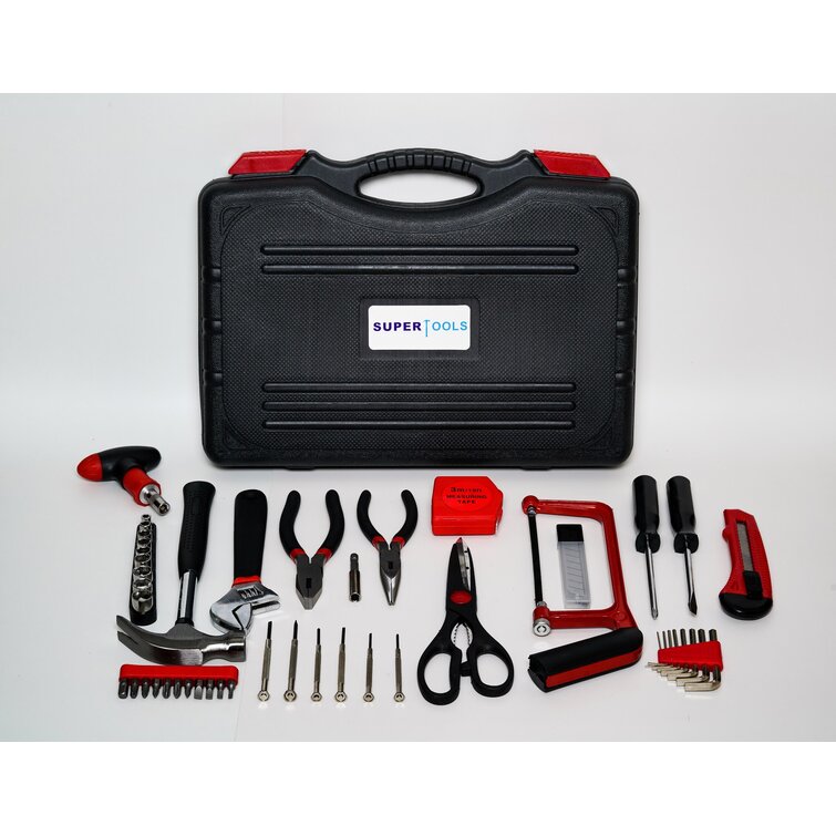 BLACK+DECKER 59-Piece Household Tool Set with Soft Case in the