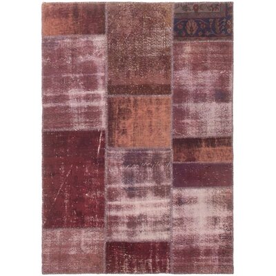 One-of-a-Kind Sumter Hand-Knotted 1980s Dark Red 4'11"" x 6'11"" Wool Area Rug -  Loon Peak®, 5F87144DBE62431C901A9DE2AADBDFE0