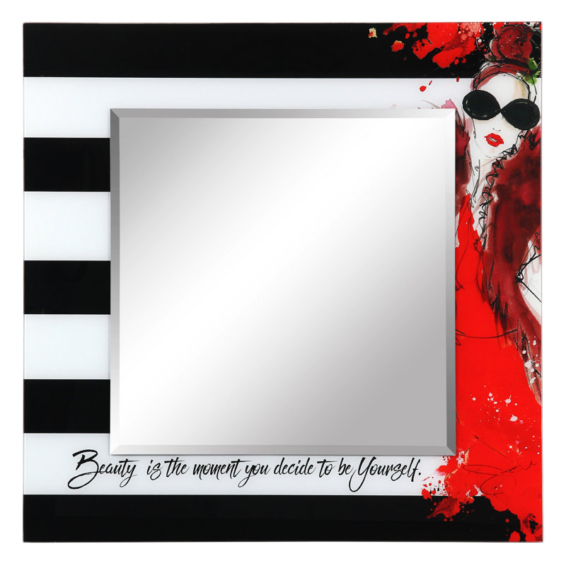 Tannehill Glass Square Mirror