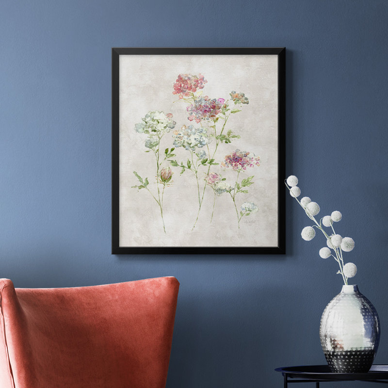 Toile encadrée de qualité supérieure «Soft Lace I» - prête à être accrochée, Noir, H 24 po x l 20 po