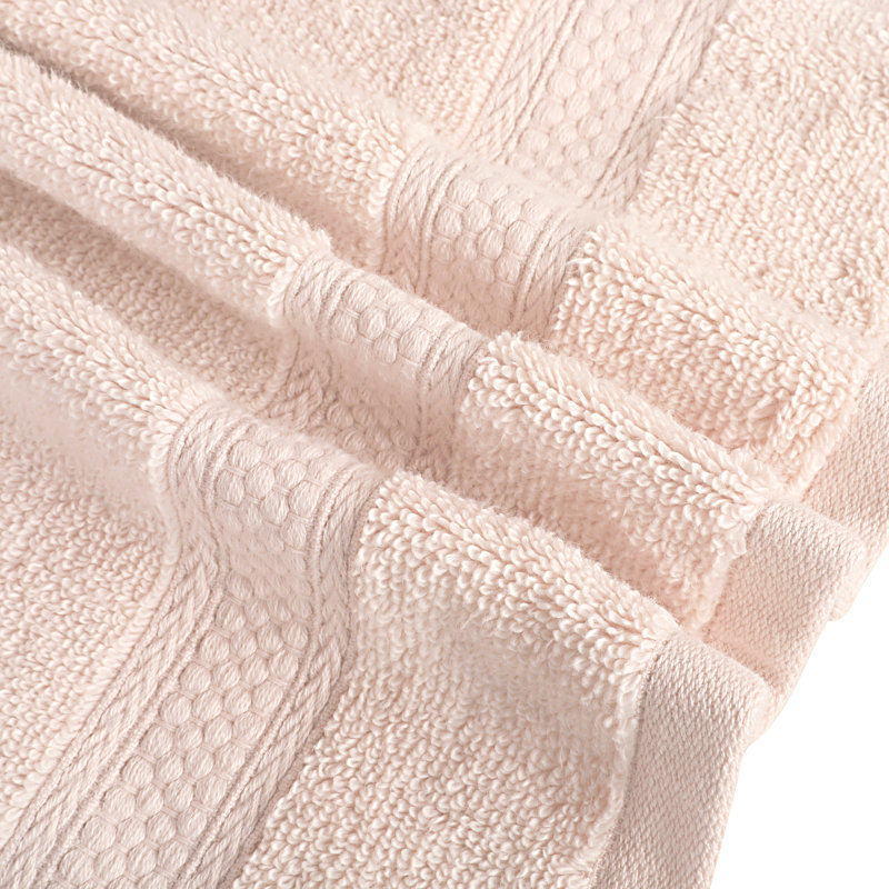 Navjoot - A1HC Premium Hand Towel Set Ultra Soft Quick Dry Soft Highly Absorbent Pack of 6, Peach Blush