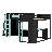 L-Shaped Wooden Gaming Bed Frame With RGB LED Lights-1590309807