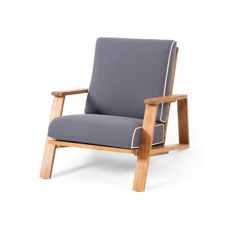 Chaise club Paloma, Gris