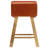 Funes Upholstered Counter Stool with Solid Wood Frame