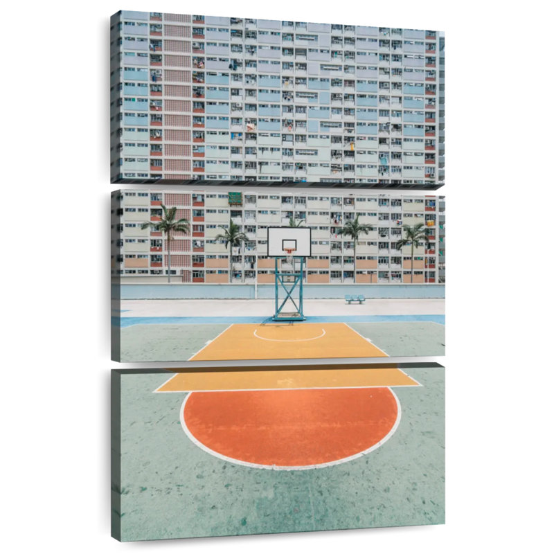 Terrain de basketball Sireci, H 45 po x l 28 po