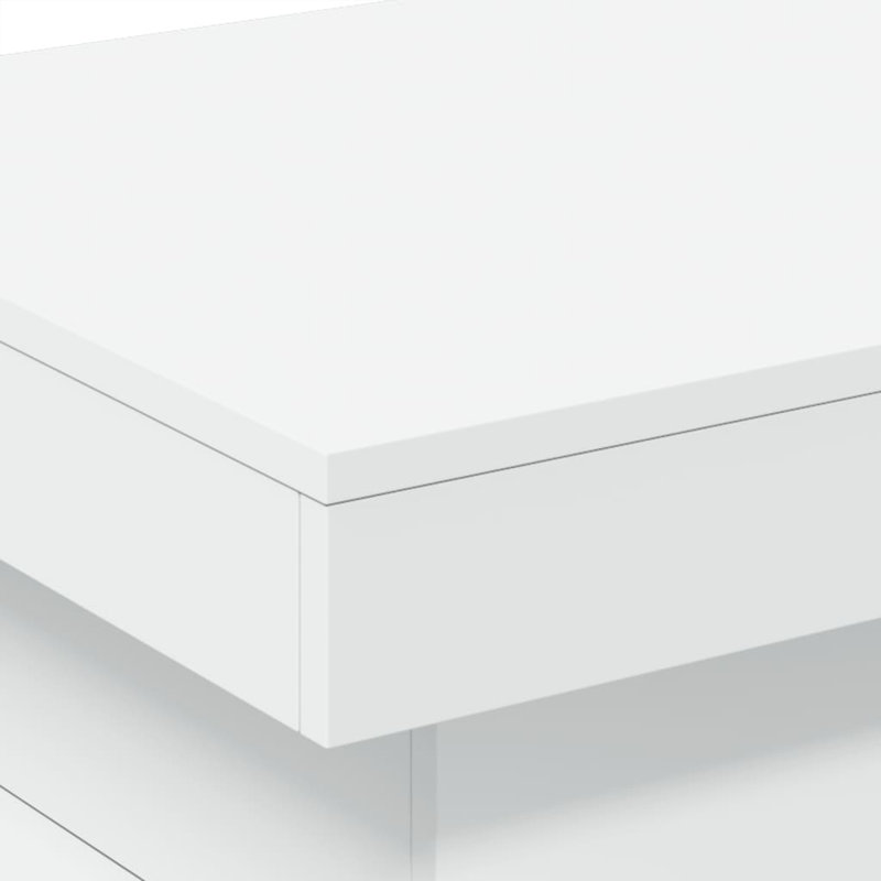 Catrena Block Coffee Table, White
