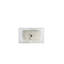 Exquisite Glossy White Ceramic Basin - Integrated, Smooth Finish For Hygiene To Radioactive Contamination