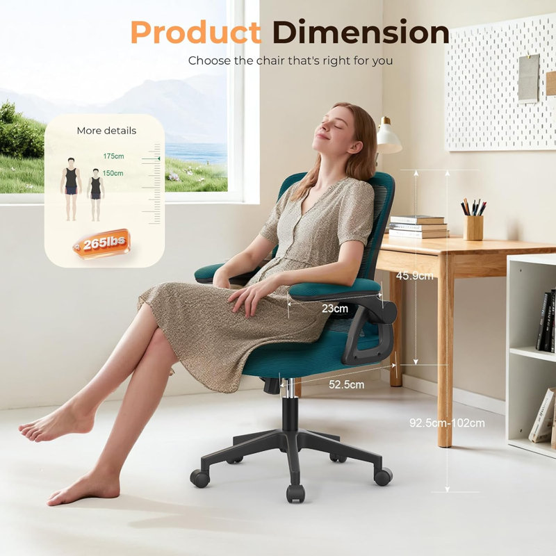 Office Chair, Blue