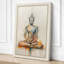 Meditating Buddha Japandi - Wrapped Canvas-776453572-776453625