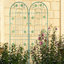 Barrière de jardin, paquet de 2 treillis de jardin en métal antirouille pour plantes grimpantes