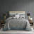 5-Piece Queen  Jacquard Bedspread Set With Throw Pillows-123431551-123431547