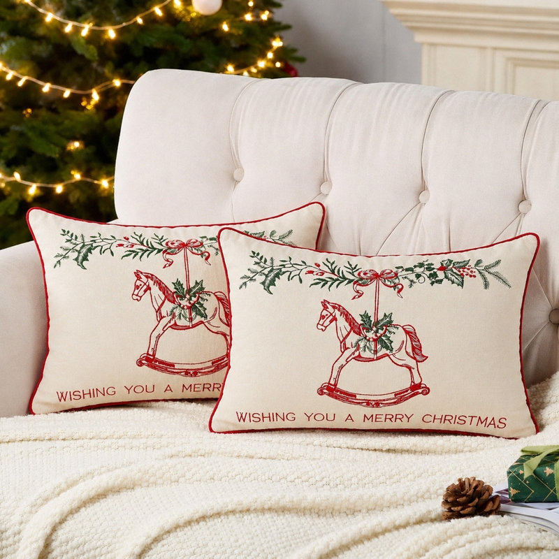 Housses pour coussins décoratifs 20 x 12 pouces