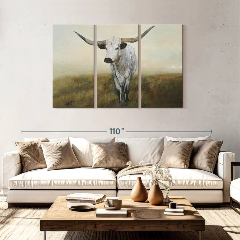 Brampt Knight en satin blanc II, H 48 po x l 74 po