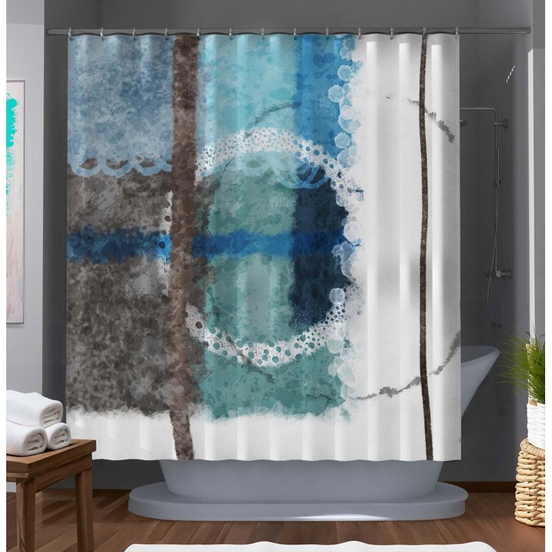 Rideau de douche abstrait Fahiye