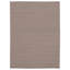 Tapis taupe tressé à la main Baltierra