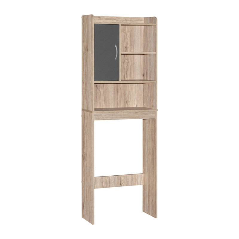 Armoire de rangement Caruso Ace, Naturel / gris foncé