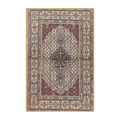 Tapis traditionnel brun / rouge Desinor