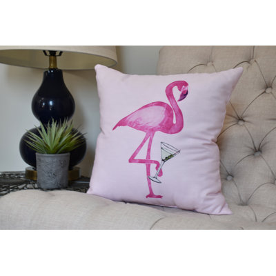 Palm Beach Reversible Throw Pillow