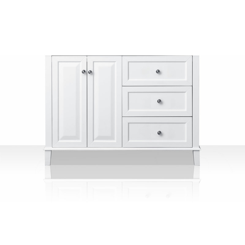 47" base de meuble lavabo de salle de bain seulement Hannah