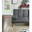 Blue Grey Polyfiber 2Pc Sectional Sofa Set Living Room Furniture Solid Wood Legs Plush Couch Adjustable Sofa Chaise-681625056