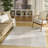Lafever 4' x 6' Ivory Beige Modern Indoor Rug-886295225