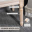 Banc de lit 32 po, banc de chambre rembourré, blanc crème
