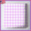 Couvre-lit matelassé mauve et blanc Vichy-128700274