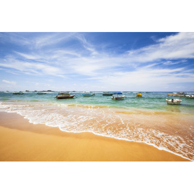 Bateaux sur la plage par Cinoby