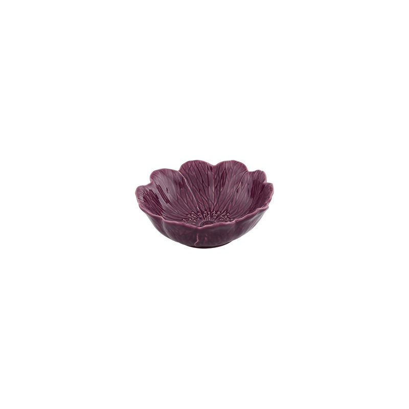 Flora Earthenware Cereal Bowl, Purple
