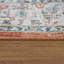Tapis oriental en terre cuite / ivoire Codey-Jay-912841987
