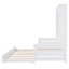Lit de jour simple en bois avec lit gigogne simple, armoire et tablette tout-en-un, blanc-2098355939-2098355938